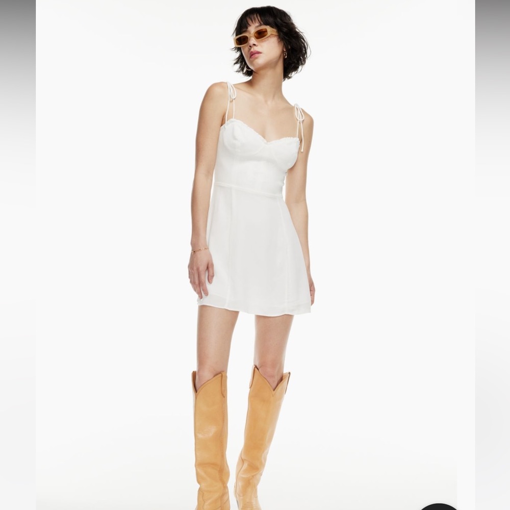 Wilfred white sundress from Aritzia